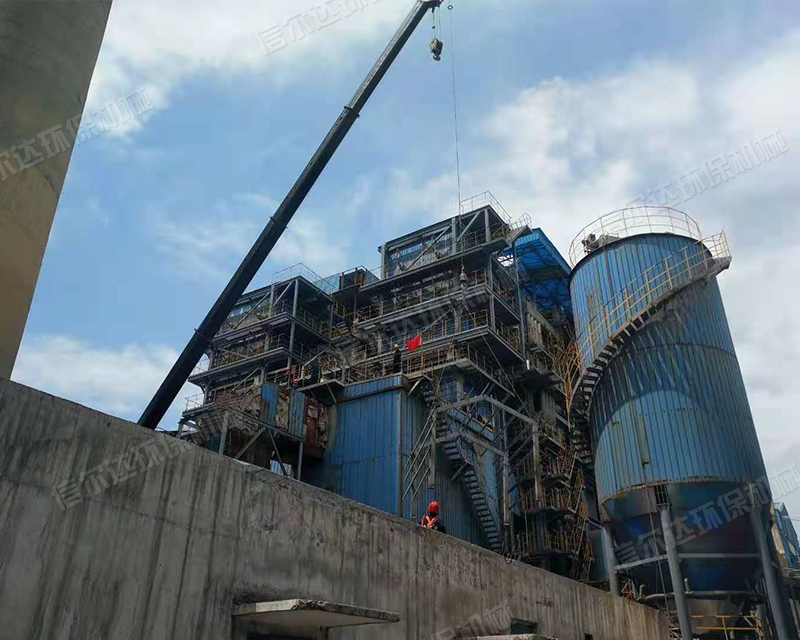 氧化镁脱硫施工现场